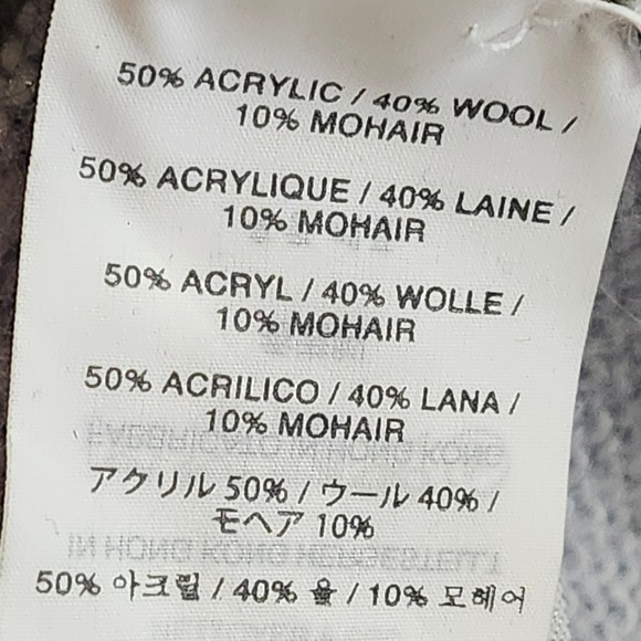 J. Crew Geometric Fair Isle Sweater Acrylic Wool Mohair Blend Women's Large - Picture 7 of 13